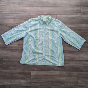 🪴 Womens 3/4 Sleeve Button Up